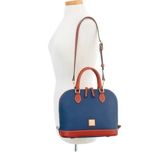 Dooney & Bourke Pebble Grain Zip Zip Satchel